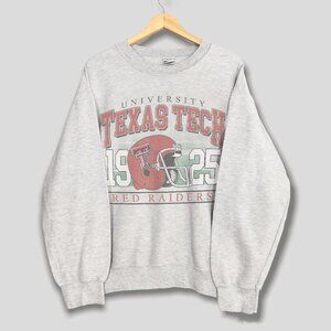 Vintage Texas Tech Red Raiders Football Sweatshirt, Texas Tech University Shirt